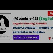 Router Navigate Method With Parameter In Angular Angular Tutorial In English Session 181