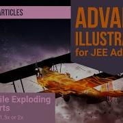 Advance Illustration A Projectile Exploding In Two Parts System Of Particles 3 For JEE Advanced