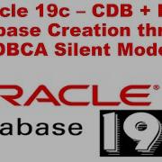 Oracle 19c CDB PDB Database Creation Through DBCA Silent Mode Oracle Container Database DBCA