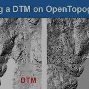 Как создать цифровую модель рельефа ЦМР в OpenTopography