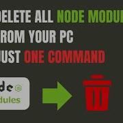 Delete ALL Node Modules From Your PC In ONE Command Free Up Space Instantly