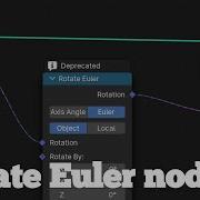 How To Use Rotate Euler Node In Blender Learn Blender Geometry Nodes