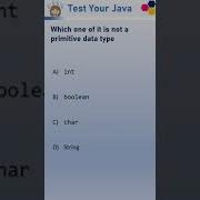 Java Data Types Identify The Non Primitive Type