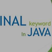 Final Keyword In Java With Example Tamil