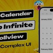 Complex UI IOS Calendar App Infinite ScrollView SwiftUI Xcode 26