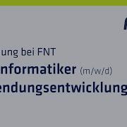 Ausbildung Fachinformatiker Anwendungsentwicklung FNT Software