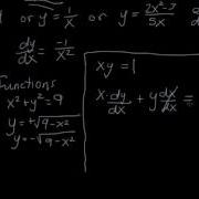 Implicit Vs Explicit Differentiation V1