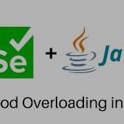 Selenium Training Method Overloading In Java