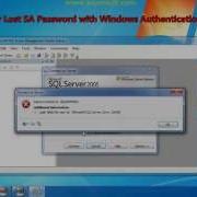 SQL Server Lost SA Password With Windows Authentication Disabled