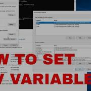 How To Add A Windows System Variable