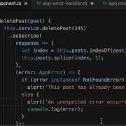 Angular Beginner To Pro 129 Global Error Handling By Mosh Hamedani