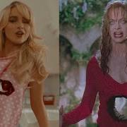 Sabrina Carpenter Taste VS Death Becomes Her Scene Comparison