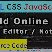 Build Text Editor Notepad With HTML CSS And JavaScript Learn Web Development Source Code