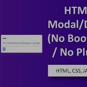 ASMR Programming Master HTML5 Dialog For Stunning Modal Pop Ups No Bootstrap Plugin No Talking