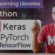 Intro To Python Deep Learning Libraries Tensorflow Keras PyTorch Programming Foundations For ML