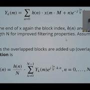 Multirate Signal Processing 02 Multiresolution 11 STFT