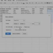How To Use Data Validation In Google Sheets