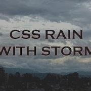 Css Rain Animation With STORM And LIGHTNING Cool Css Effects