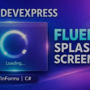 DevExpress WinForms Tutorial Create A Fluent Splash Screen FoxLearn