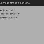 SQL Injection Attack On Android