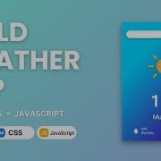 Build A Weather App Using HTML CSS JavaScript Step By Step Tutorial