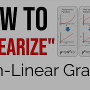 How To Linearize A Non Linear Graph