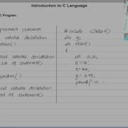 1 2 Form Of A C Program With An Example
