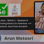 Day 6 Software Testing Basics Selenium Java Pre Requisite Part 2 Selenium Java Batch 1