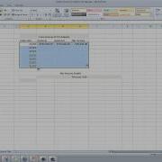 One Variable Data Table