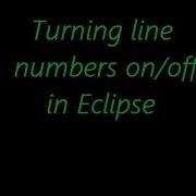 How To Enable Line Numbers In Eclipse Easy