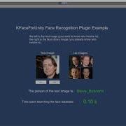 KFaceForUnity Offline Face Recognition Plugin For Unity Windows