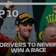 Top 10 F1 Drivers To Never Win A Race