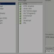 Creating A New Basic Html Page In Dreamweaver 8
