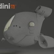 Houdini Hard Surface Modeling Timelapse Space Shuttle