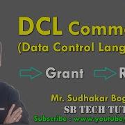 DCL Commands In SQL DCL Grant Revoke Commands DBMS