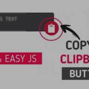 Copy Text To Clipboard Button Using HTML CSS JavaScript
