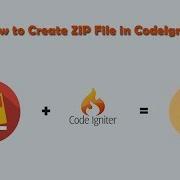 How To Create ZIP File In CodeIgniter