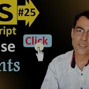 Mouse Events In JavaScript Javascript Basic Lesson 25 JavaScript Event Click Double Click