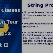 Python Class Class 12 Revision Tour String Programs Strings Revisiontour Stringfunctions