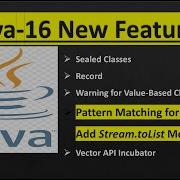 Java 16 New Features Mastering Stream ToList Pattern Matching Of Instanceof