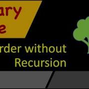 Inorder Traversal Without Recursion Binary Tree Using Stack