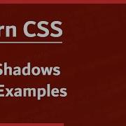 Learn CSS In Arabic 2021 40 Box Shadow And Examples