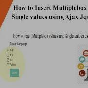 How To Insert Multiple Checkbox Values And Single Values Using Ajax Jquery In PHP Best Example