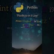 FizzBuzz In 1 Line Coding Challenge Pythonprogramming Pythoncoding Short Viral Highlight
