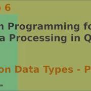 Python Programming For GIS Data Processing In QGIS Python Data Types Part 2