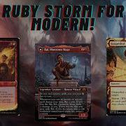 Выиграть игру на втором ходу Рубиновый шторм для Modern