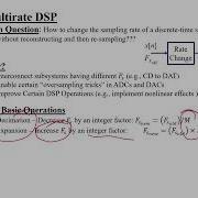 EECE 525 DASP I DSP 5 Sample Rate Conversion Main Ideas