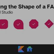 How To Shape A Floating Action Button In Android Without Library