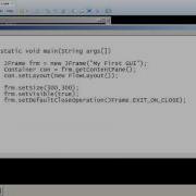 Graphical User Interface With JFrame Java GUI 1