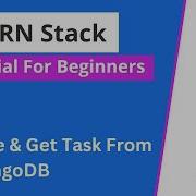 MERN Stack Tutorial 11 Save And Get Task From MongoDB